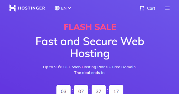 Hostinger Deals and Coupon Codes 