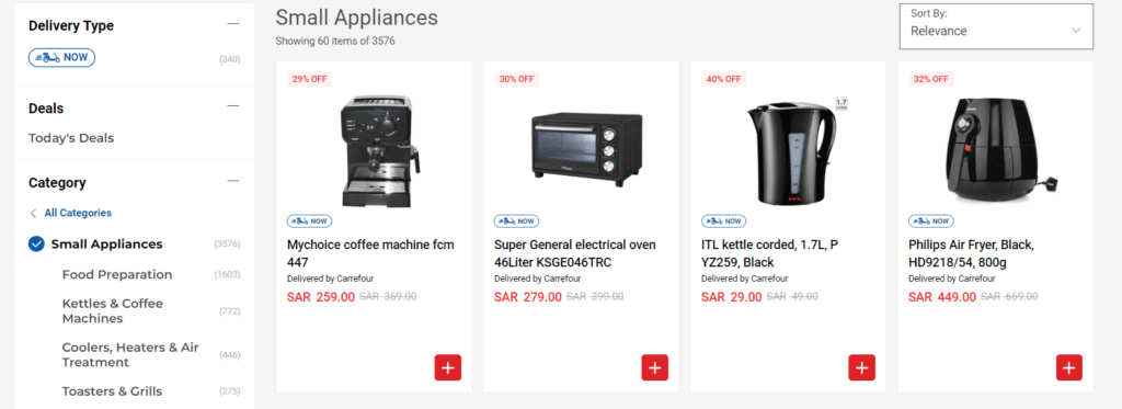 Carrefour KSA Kitchen Appliances