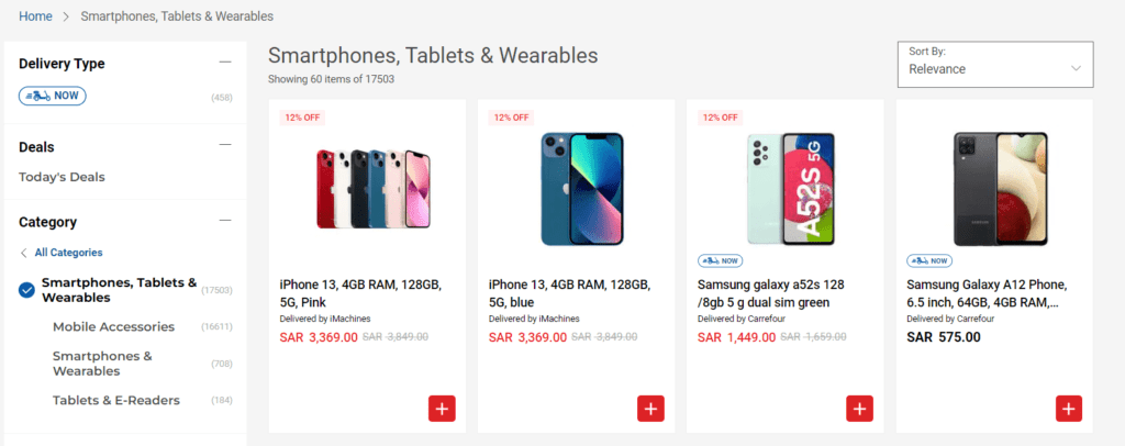 Carrefour KSA Smartphones