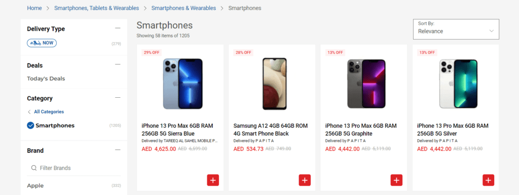 Carrefour UAE Smartphones