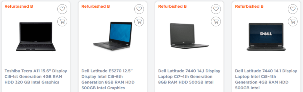 Cartlow Laptops