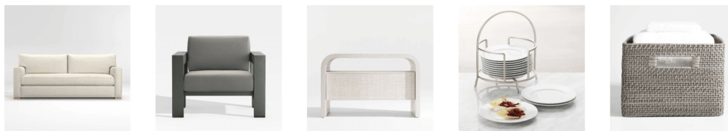 Crate and Barrel Products